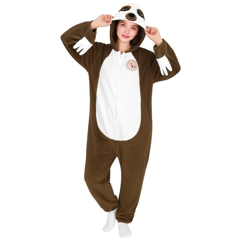 6759 Halloween Costume Adult Onesie - Flannel Cosplay Animal Onesie Pajamas